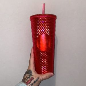 Starbucks “Shiny” Pink Studded Tumbler